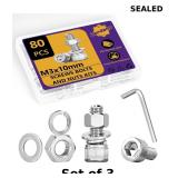 3x 80PCS M3 Metric Screws Bolts and Nuts...