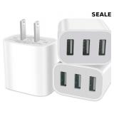 USB Charger Block, Wall Plug in USB Charging Block
