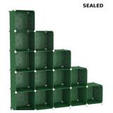 UNKU Cube Storage Organizer, 16 Cube Closet