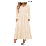 Zeagoo Long Sleeve Midi Dress for Women