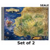 2x Best Print Store - Wheel of Time Map Poster