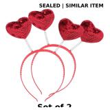 2x Halloween Headband Love Heart Headband