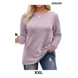 Womens-Plus-Size-Tops Trendy Long Sleeve T Shirts
