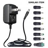 6V 1A Power Supply Adapter with 8 Tips