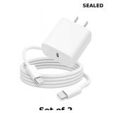 2x 6FT 20W Fast Charger Adapter
