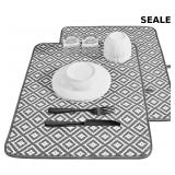 2 Pack Dish Drying Mats