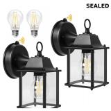 2 Pack Dusk to Dawn Outdoor Wall Light