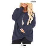 DOLNINE Womens Plus Size Long Sleeve Tee Shirts