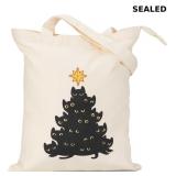 BROADREAM Christmas Canvas Tote Bag for Women
