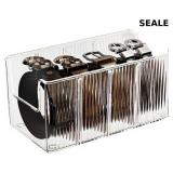 Acrylic Belt Organizer - Open Top Belt Storage Box