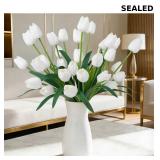 Homsunny 18.9 'Large White Imitation Tulip