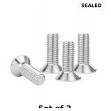 2x M10 20mm Screws, M10-1.5x20mm