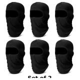 2x 6 Pack Balaclava Ski Face Mask