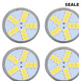 Plplaaoo 4 Pack 5W MR11 LED Bulb 500LM