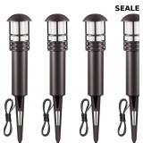4 Pack 3W 12V Low Voltage Outdoor Landscape Lights