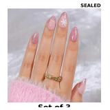 3x Press On Nails Almond