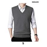 KUYIGO Men's Sweater Vest V Neck