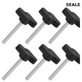 uxcell 6Pcs Tee Wing Knobs Thumb Screws