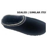 unisex-woman tasman slipper, slippers, black