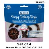 4x N-Bone Puppy Teething Rings