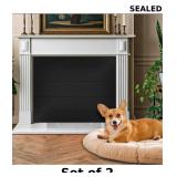 2x JUIN Fireplace Cover for The Living Room