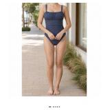 Dark Blue One-Piece Swimsuit