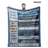 Husband Gifts from Wife, Cozy Throw Blanket