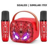 SEALED-Spider Mini Karaoke Machine Set