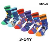 Animal Space Socks Boys Girls Novelty Kids Toddler