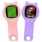 Pink and Purple Microscope for Kids-200X