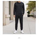 Black Athletic Long Sleeve Top