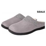 Unisex Microsuede Slippers with Memory Foam