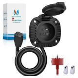MICTUNING 15A 125V AC Port Plug