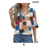 Rapbin Womens 3/4 Length Sleeve Blouses