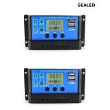 QWORKï¿½ 2PCS Solar Charge Controller