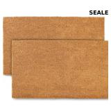 Plain Coir Doormat Bulk 30x17 Inch, 2 Pack