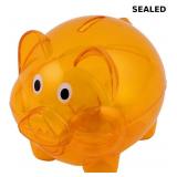 uxcell Plastic Piggy Bank Coin Money Cash Saver
