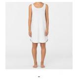 Simple White Sleeveless Dress