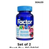 2x Factor Kids Daily Chewable Multivitamin