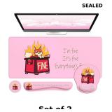 2x iCasso Pink Dumpster Mouse pad