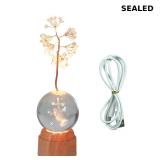 Clear Quartz Crystal Tree of Life,Table Night Ligh