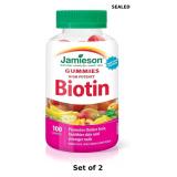 2x Jamieson High Potency Biotin Gummies with...
