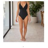 Black One-Piece Swimsuit