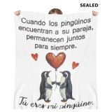 R HORSE Gifts for Him Her  Penguin Couples Blanket