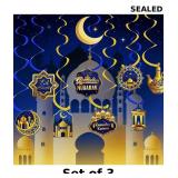 3x Umrah Mubarak Banner Decorations 7pcs