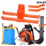 Backpack Blower Rack with Hose Holder - Heavy Duty