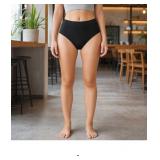 Black High-Waisted Briefs