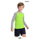 ANGEL CITIZ Boys Rash Guard Short Sleeve Shirt