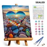 TOCARE Framed Paint by Numbers Kit