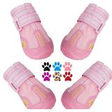 QUMY Dog Boots Waterproof Shoes